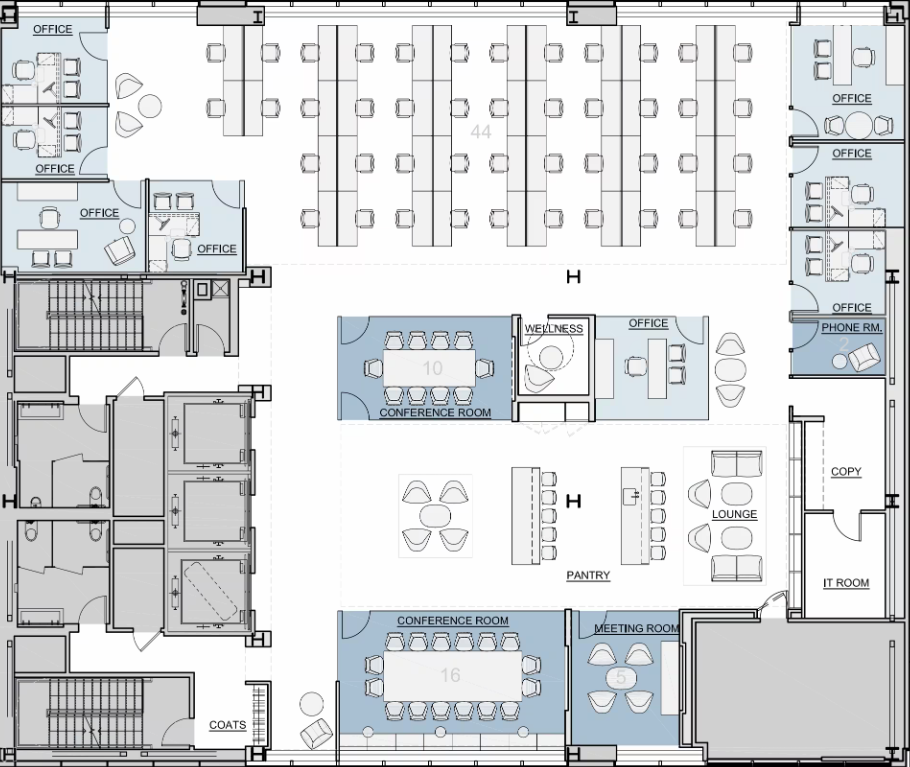 Floorplan of 412 West 15th Street, Entire 4th floor