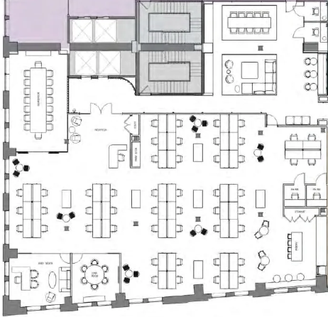 Floorplan of 568 Broadway, Partial 5th floor, Suite D