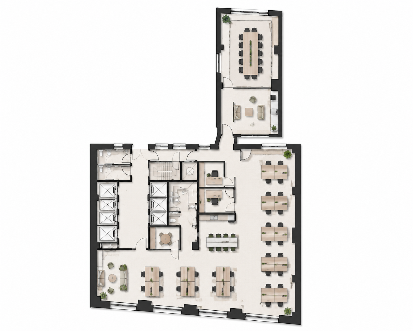 Floorplan of 15 Maiden Lane, Entire 4th floor
