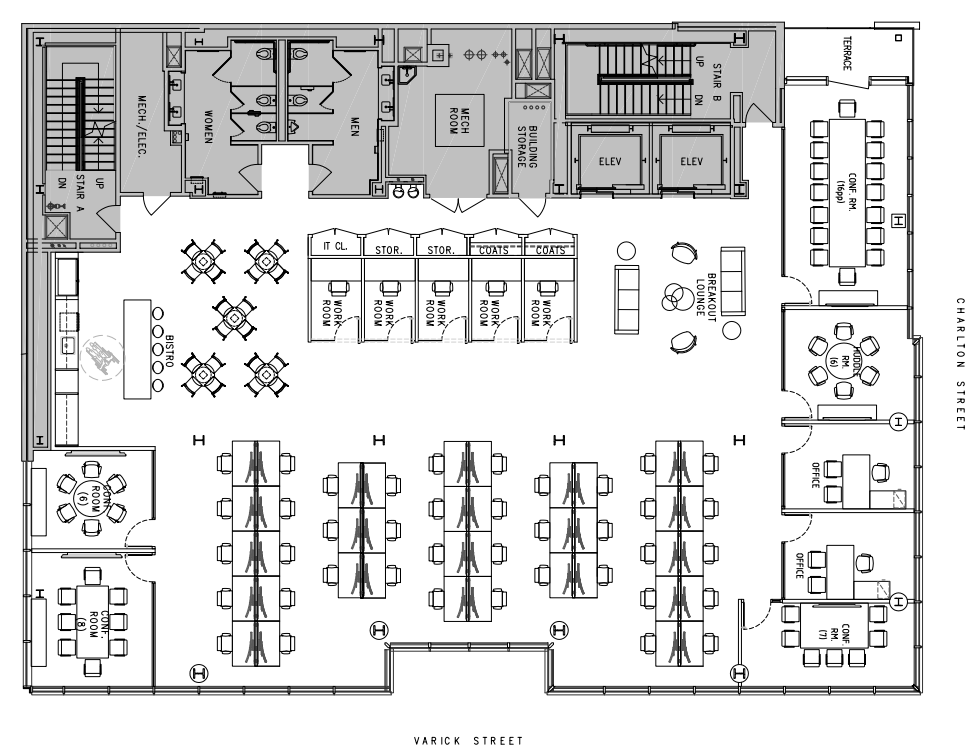 Floorplan of 60 Charlton Street, Entire 11th floor
