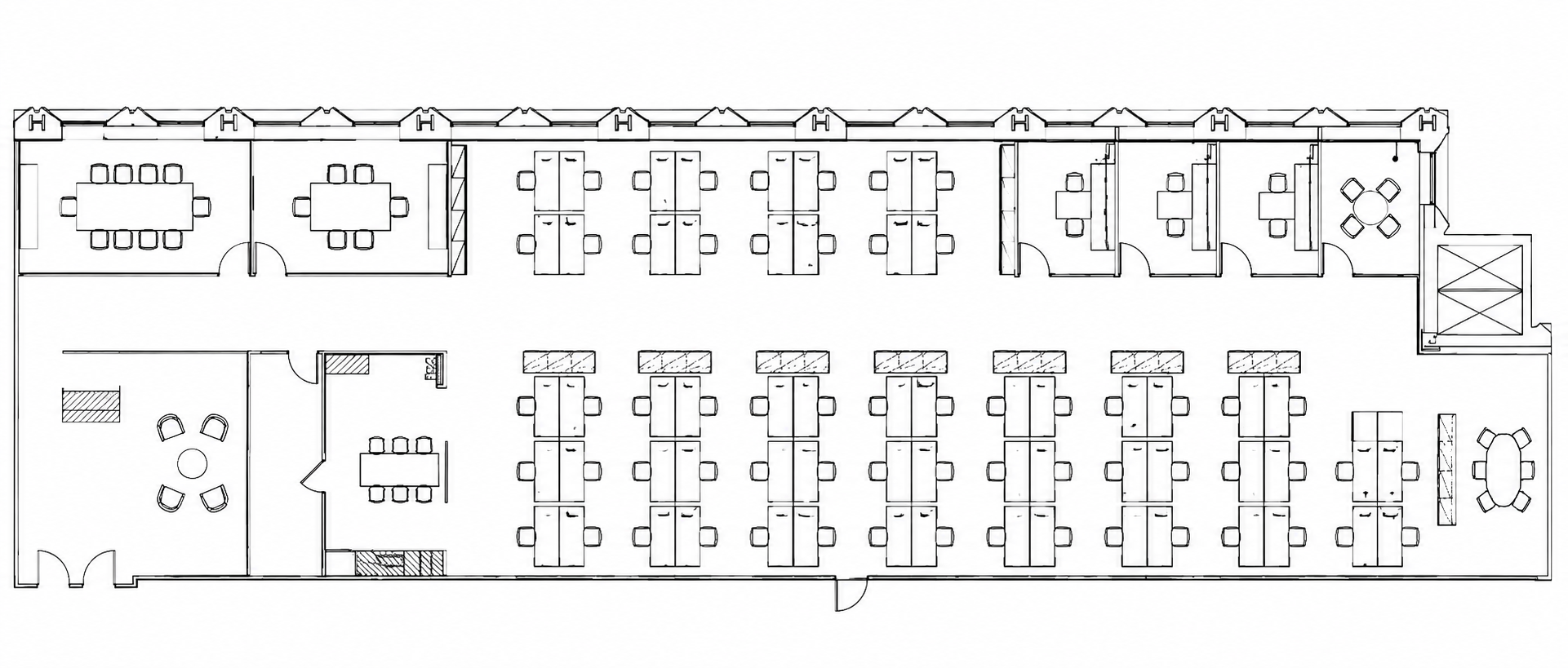 Floorplan of 1 New York Plaza, Partial 43rd floor