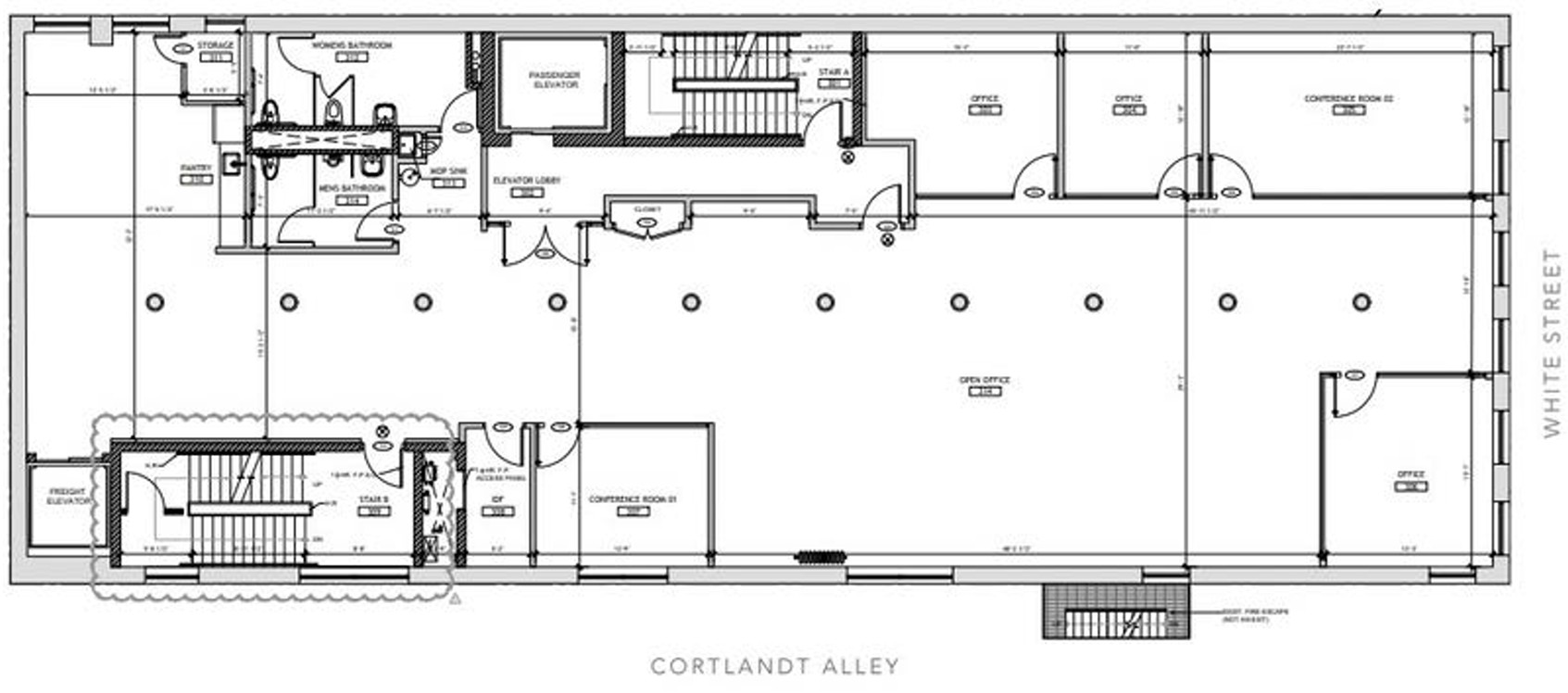 Floorplan of 80 White Street, Entire 4th floor, Suite 400