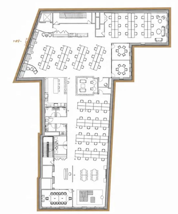 Floorplan of 836 Broadway, Entire 5th floor