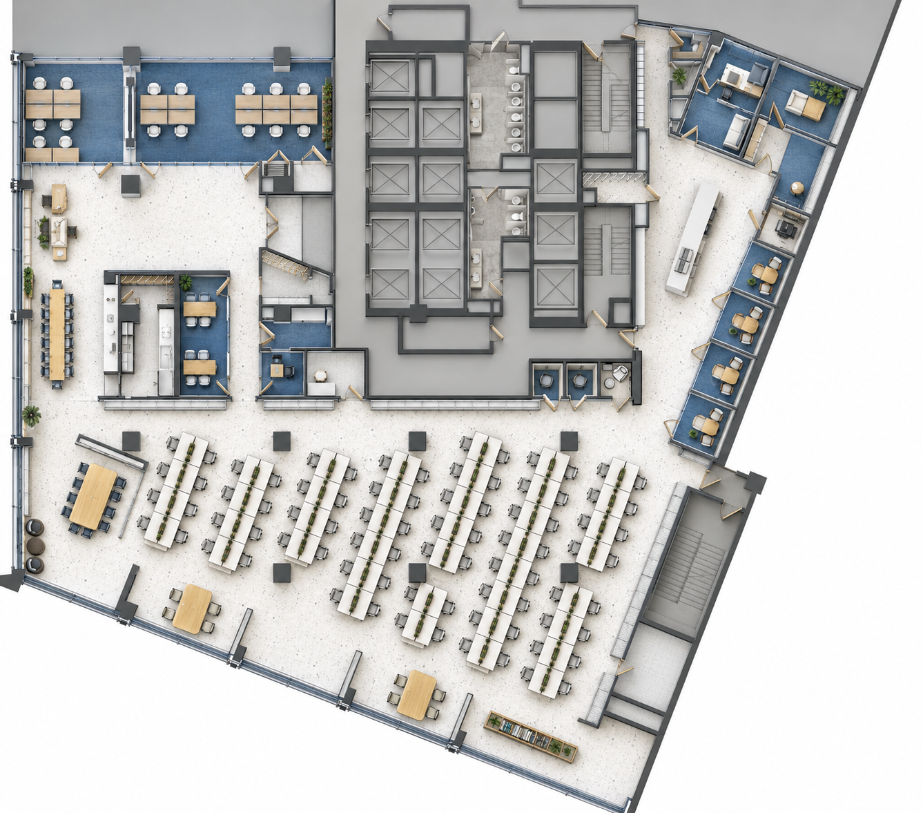 Floorplan of 1250 Broadway, Partial 2nd floor, Suite 200